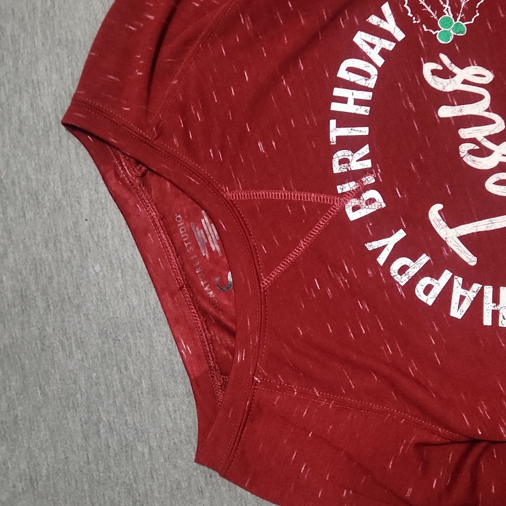 RARE❗️SIGNATURE STUDIO "Happy Birthday Jesus" Christmas Sweater Sweatshirt - Picture 8 of 14